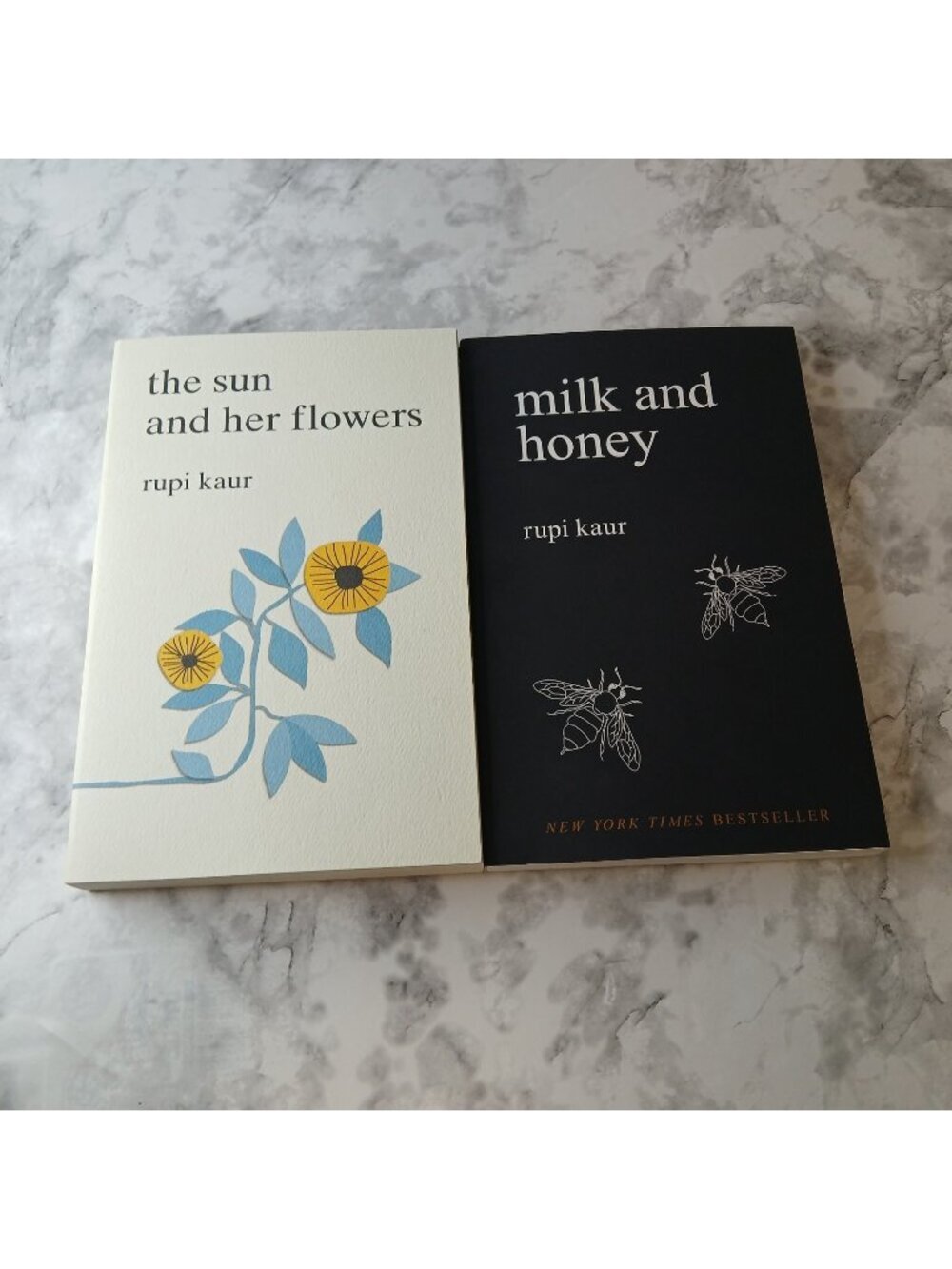 Rupi Kaur Poetry Book Lot Milk and Honey & The Sun and Her Flowers Box Set